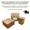 Idl Packaging 9L x 6W x 2H Corrugated Boxes for Shipping or Moving, Heavy Duty, 5PK B-962-5